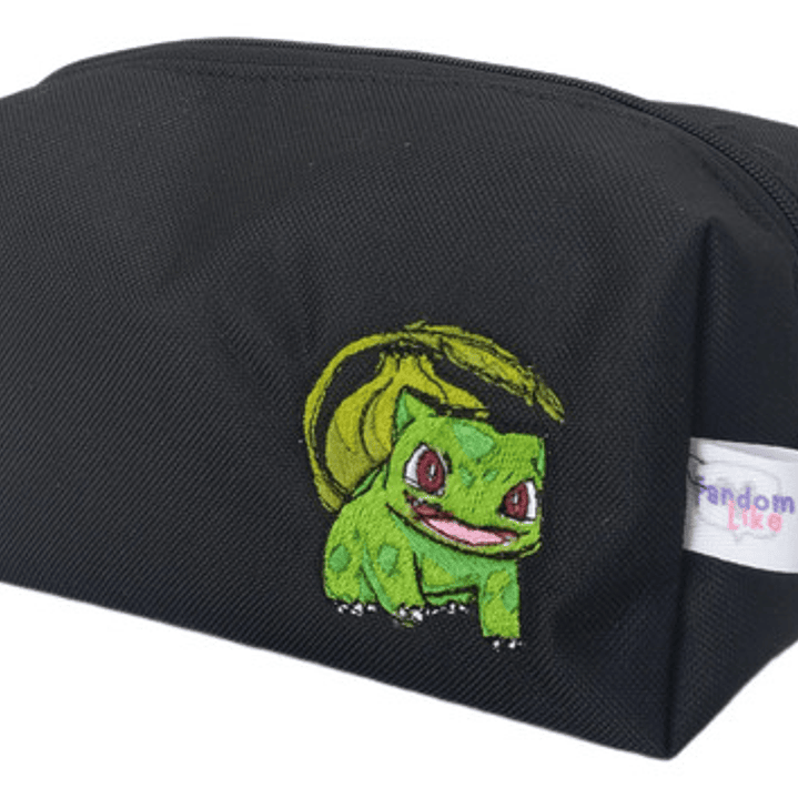 Estuche Lona Anti-fluidos Bordado Bulbasaur - Anime Gamer 1
