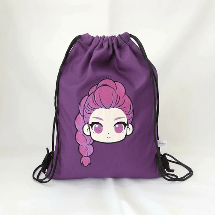 Bolso/morral Rumi De Huntrix Bordado Lona Anti-fluidos 1