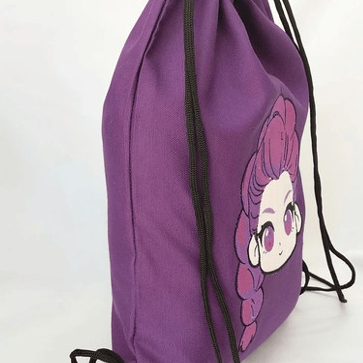 Bolso/morral Rumi De Huntrix Bordado Lona Anti-fluidos 3