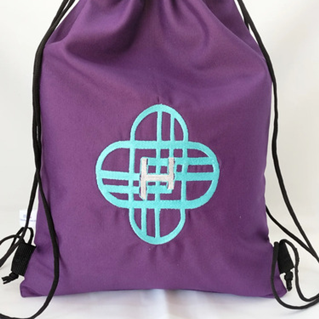 Bolso/morral Rumi De Huntrix Bordado Lona Anti-fluidos 5