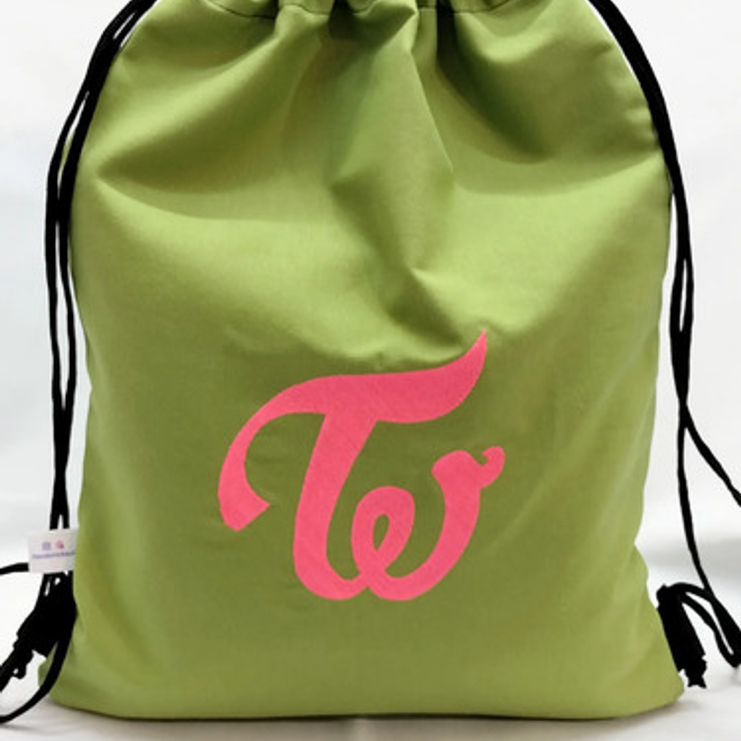 Bolso/morral Twice Jeongvely Bordado Lona Anti-fluidos 3