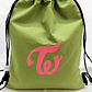 Bolso/morral Twice Jeongvely Bordado Lona Anti-fluidos - Miniatura 3