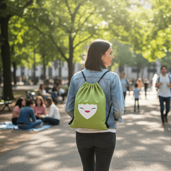 Bolso/morral Twice Jeongvely Bordado Lona Anti-fluidos 4