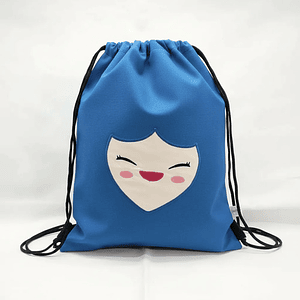 Bolso/morral Twice Tzuvely Bordado Lona Anti-fluidos