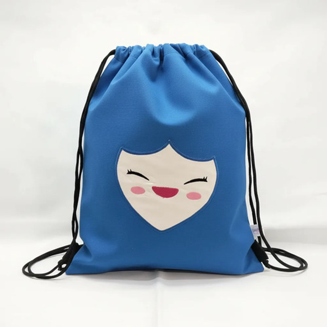 Bolso/morral Twice Tzuvely Bordado Lona Anti-fluidos 1