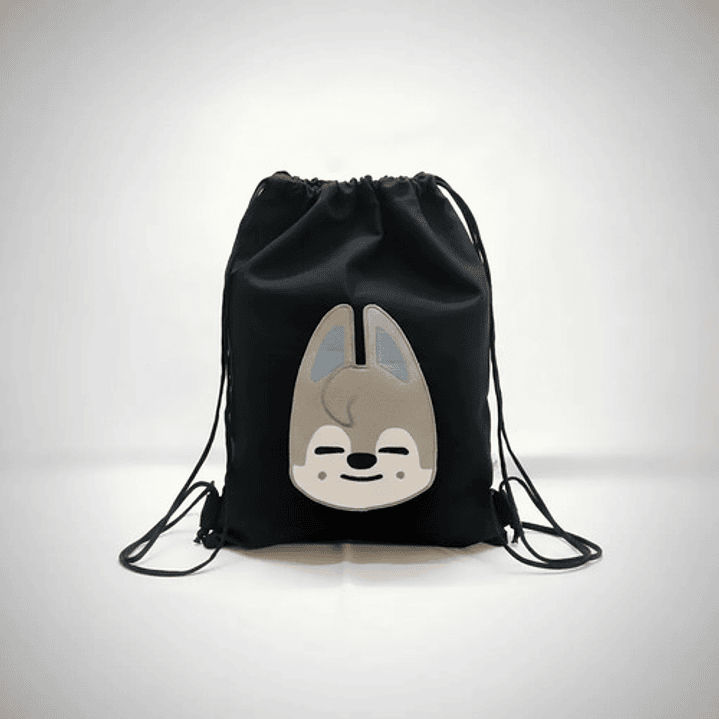 Bolso/morral K-pop Stray Kids Wolfchan Bordado Lona 1