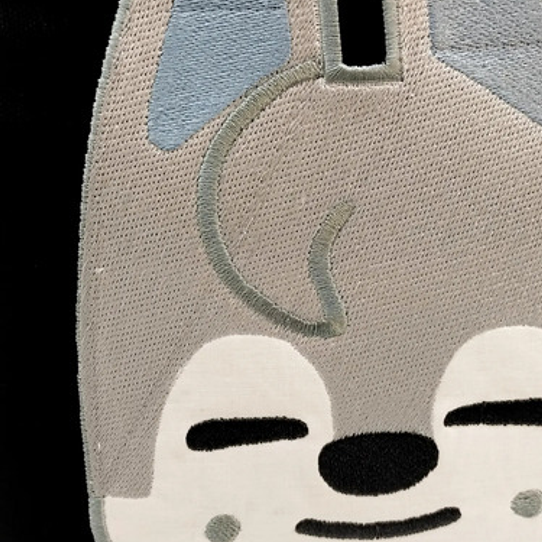 Bolso/morral K-pop Stray Kids Wolfchan Bordado Lona 6