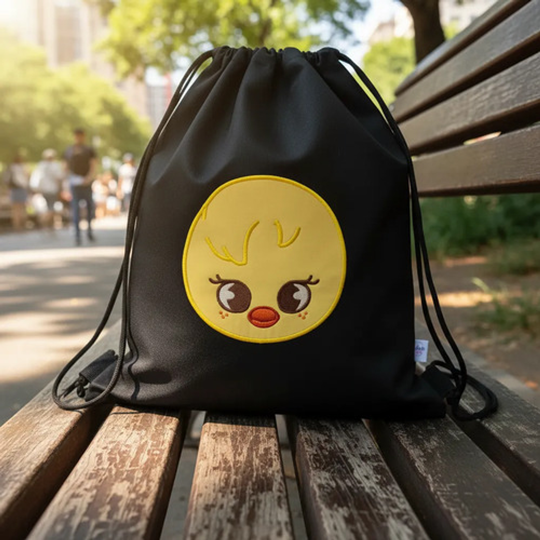 Bolso/morral K-pop Stray Kids Bbokari Bordado Lona 2
