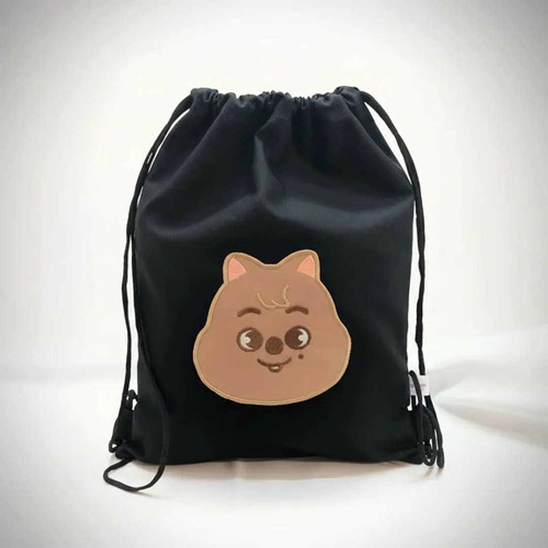 Bolso/morral K-pop Stray Kids Han Quokka Bordado Lona 1