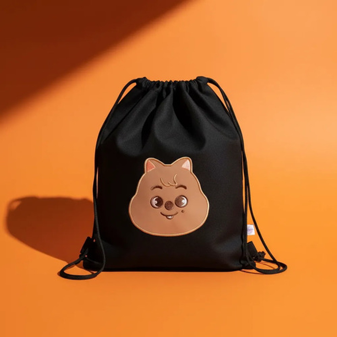 Bolso/morral K-pop Stray Kids Han Quokka Bordado Lona 6