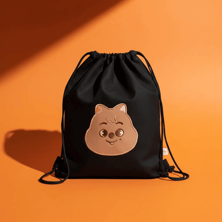 Bolso/morral K-pop Stray Kids Han Quokka Bordado Lona 6