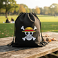Bolso/morral Anime One Piece Jolly Roger Bordado Lona - Miniatura 3