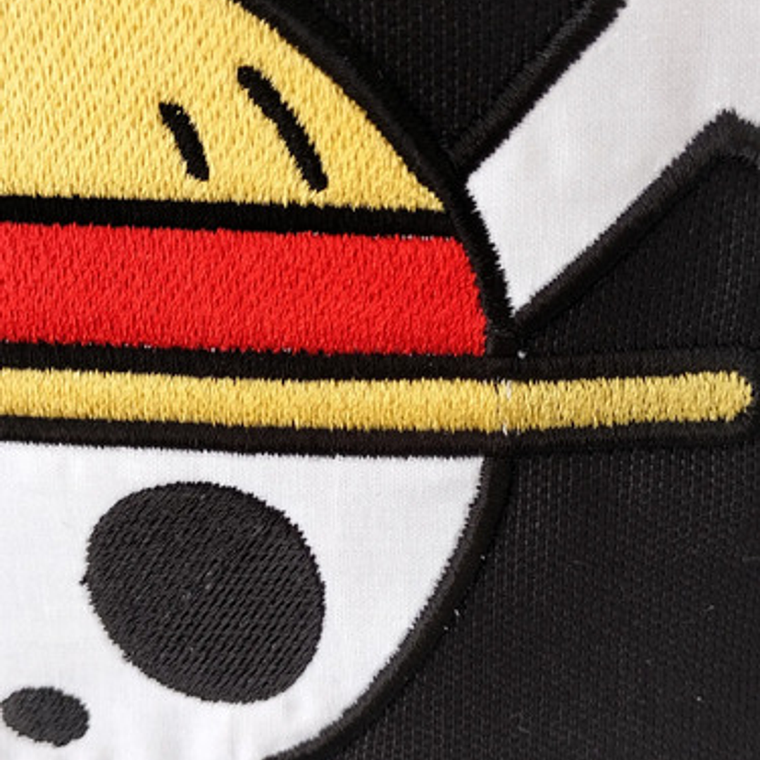 Bolso/morral Anime One Piece Jolly Roger Bordado Lona 4