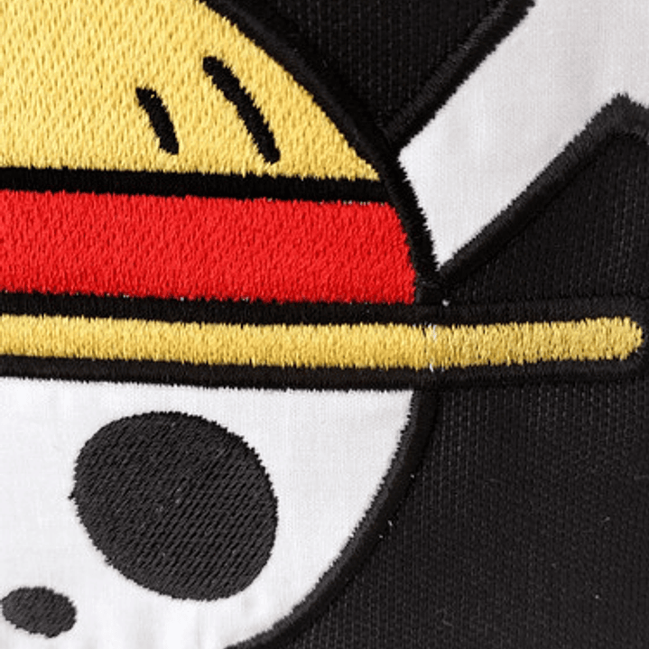 Bolso/morral Anime One Piece Jolly Roger Bordado Lona 4