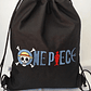 Bolso/morral Anime One Piece Jolly Roger Bordado Lona - Miniatura 6