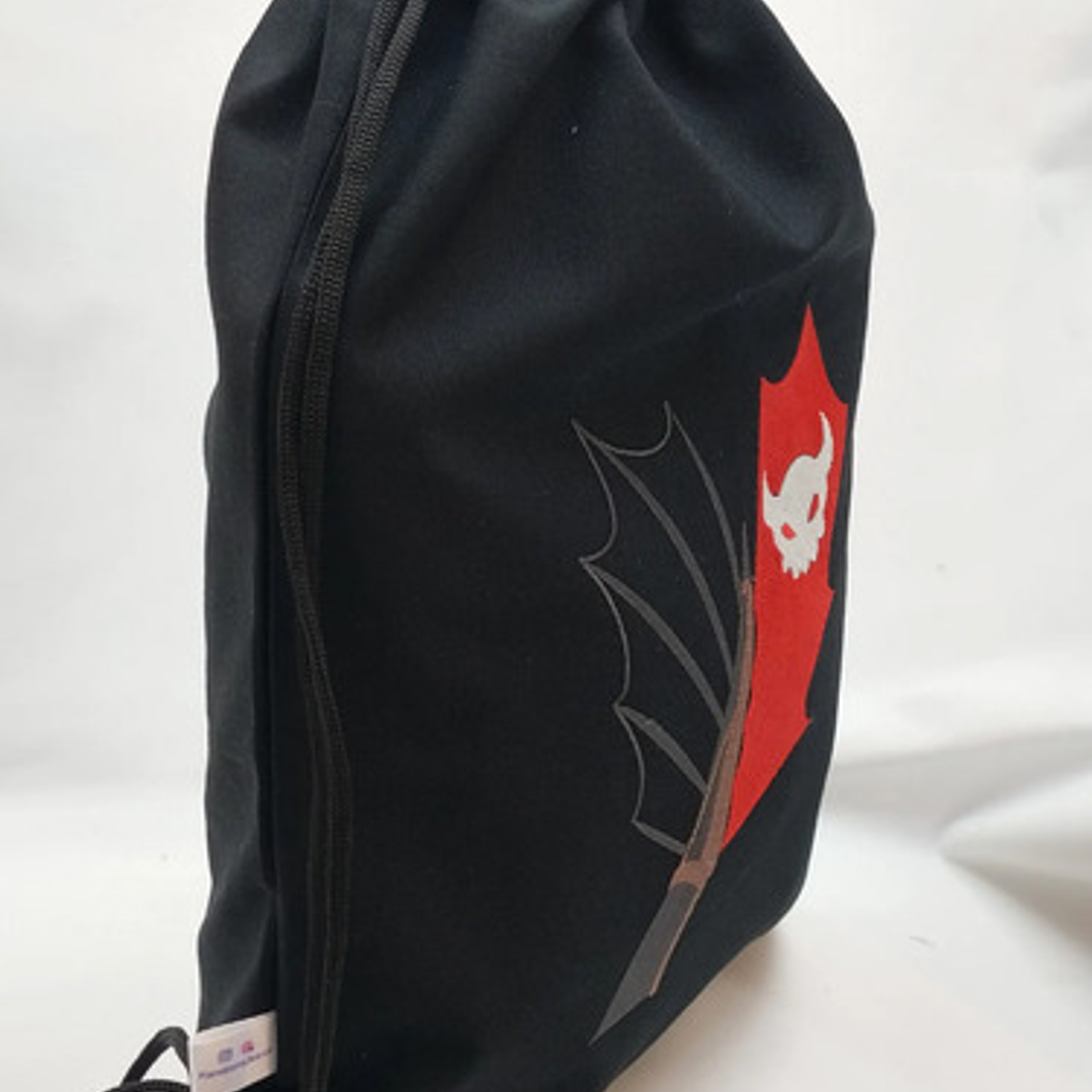 Bolso/morral Chimuelo Toothless Bordado Lona 4