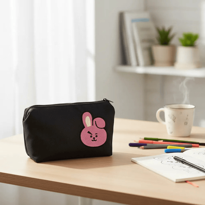 Estuche K-pop Bt21 Cooky Bordado Lona Anti-fluido 2