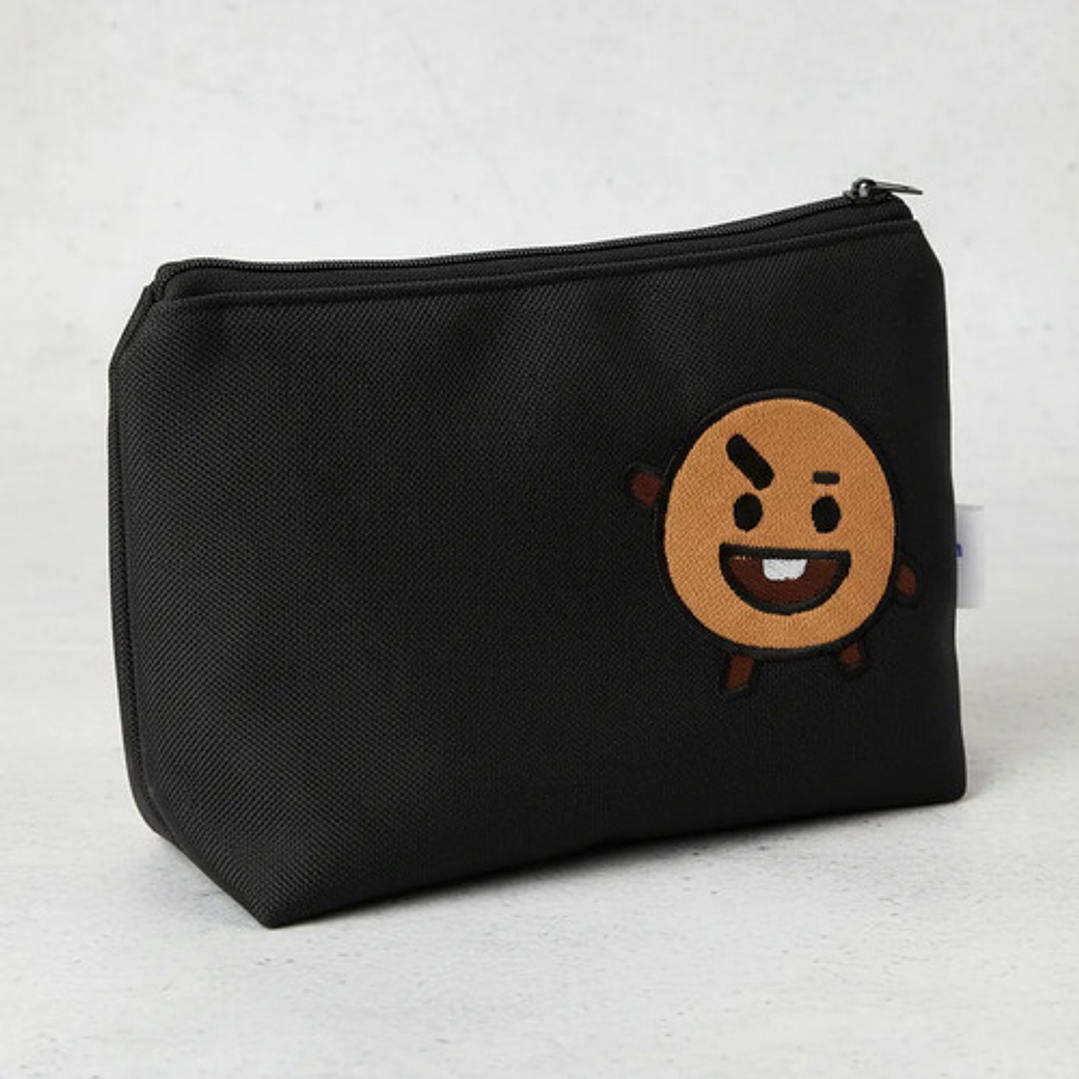 Estuche K-pop Bt21 Shooky Bordado Lona Anti-fluido 5