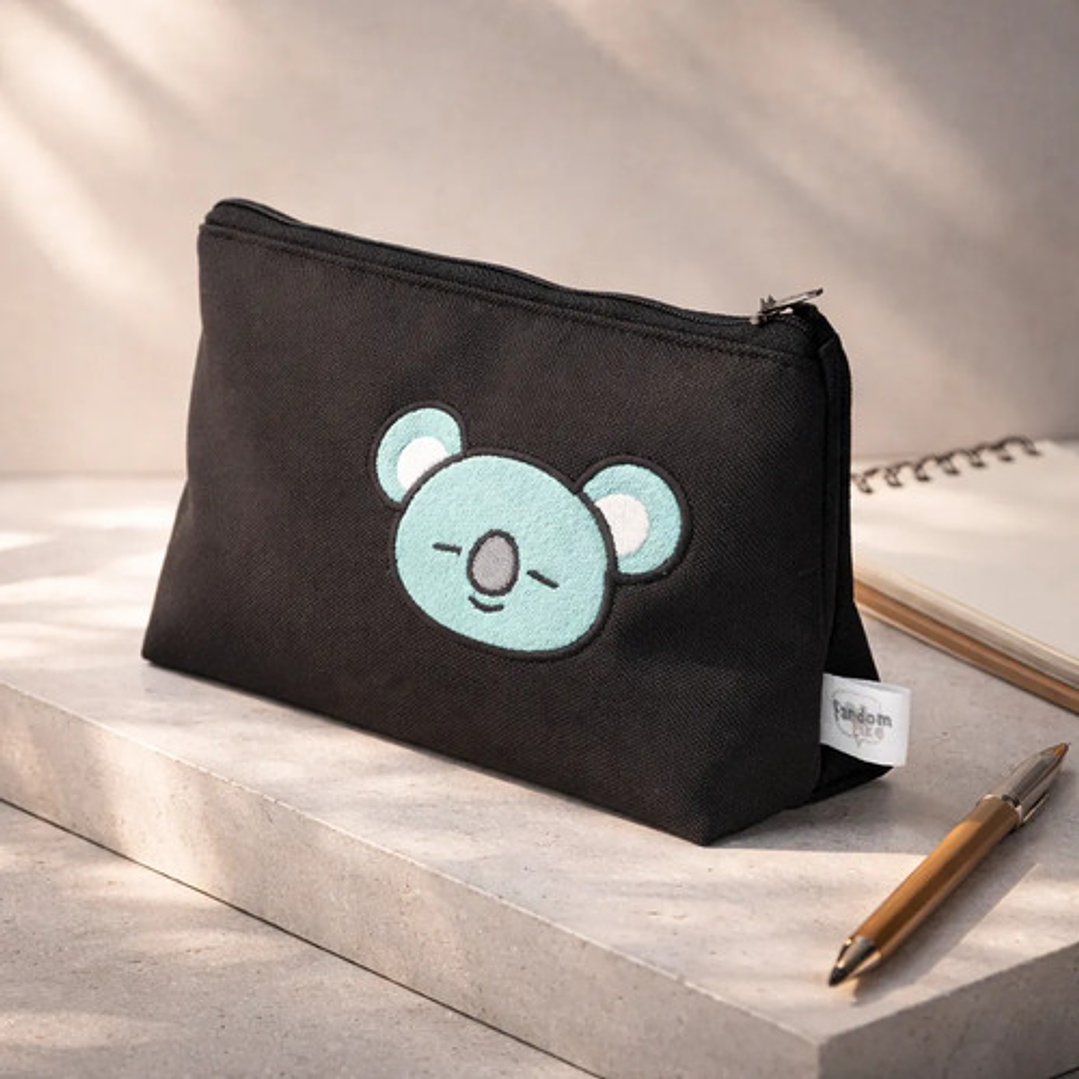 Estuche K-pop Bt21  Koya  Bordado Lona Anti-fluido 3