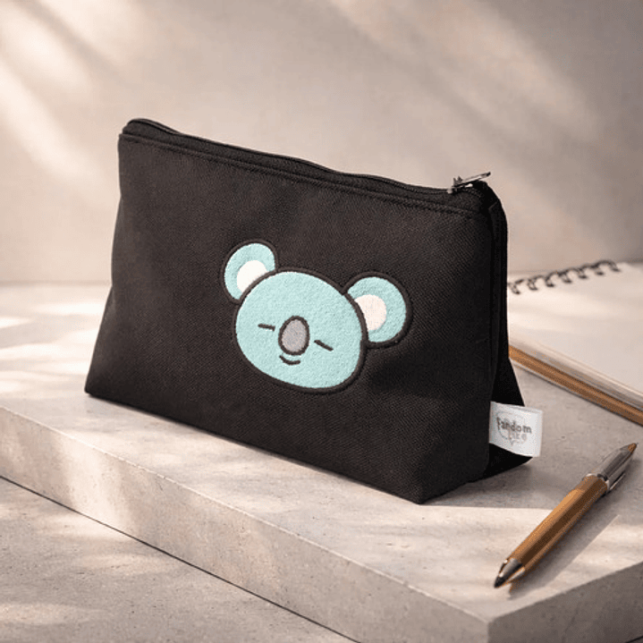 Estuche K-pop Bt21  Koya  Bordado Lona Anti-fluido 3