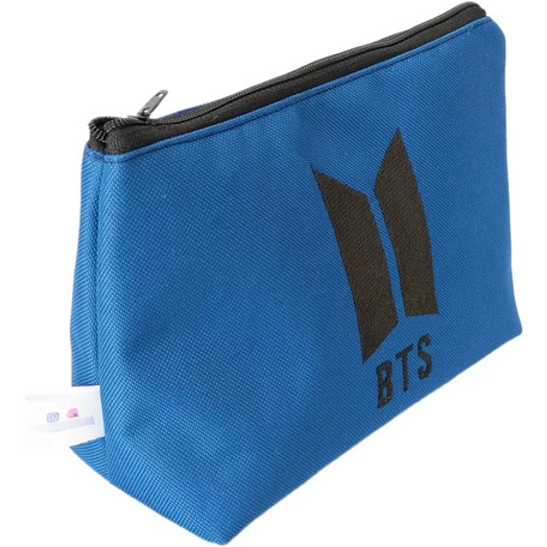 Estuche K-pop Bt21  Koya  Bordado Lona Azul 2