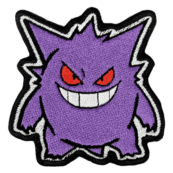 Parche Bordado Gengar | Termoadhesivo 1