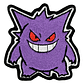 Parche Bordado Gengar | Termoadhesivo - Miniatura 1