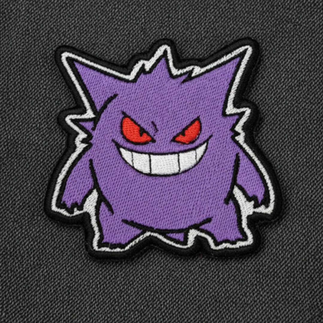 Parche Bordado Gengar | Termoadhesivo 3