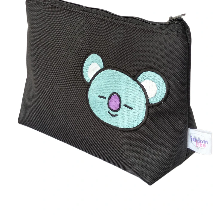 Estuche K-pop Bt21  Koya  Bordado Lona Anti-fluido 1