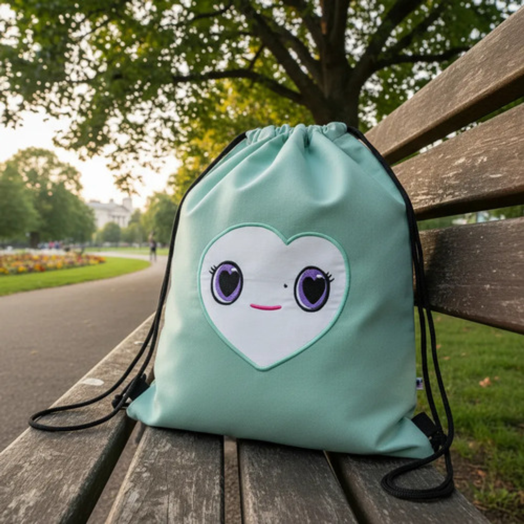 Bolso/morral Twice Mively Bordado Lona Anti-fluidos 4