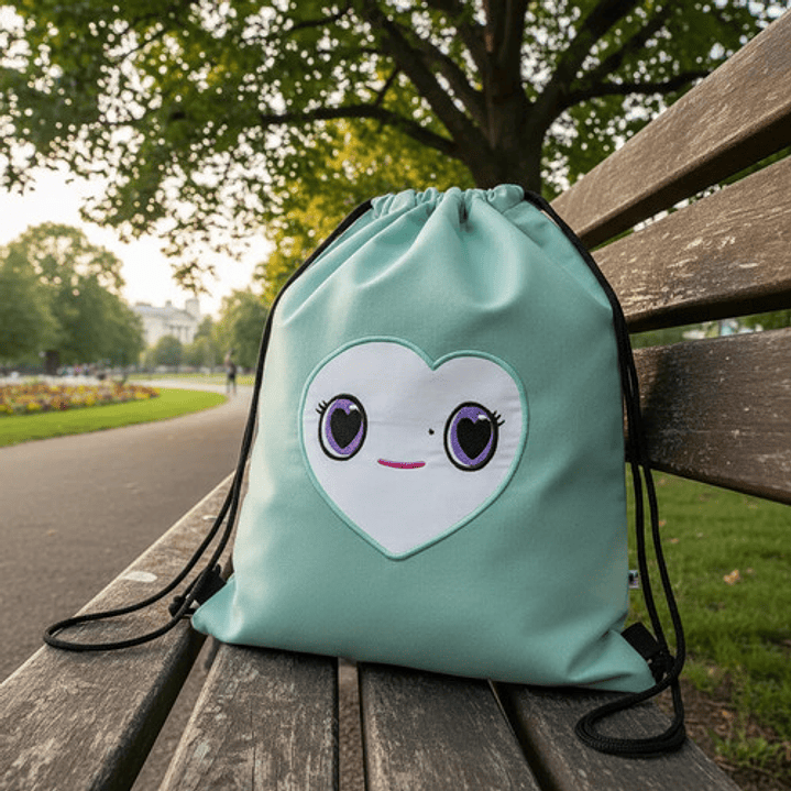 Bolso/morral Twice Mively Bordado Lona Anti-fluidos 4