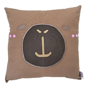 Cojín Bordado Capibara Carpincho Kawaii Varios Colores