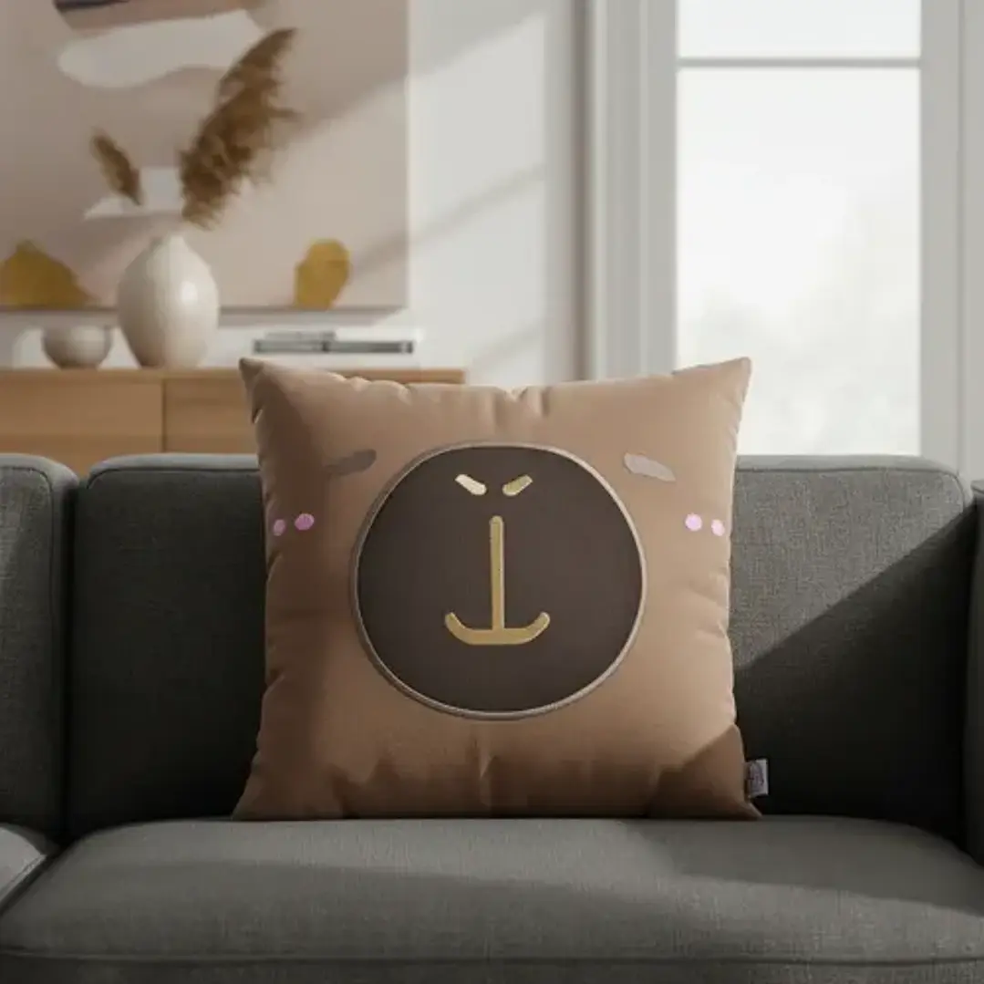 Cojín Bordado Capibara Carpincho Kawaii Varios Colores 2