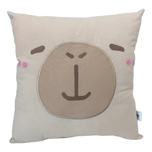 Cojín Bordado Capibara Carpincho Kawaii Varios Colores