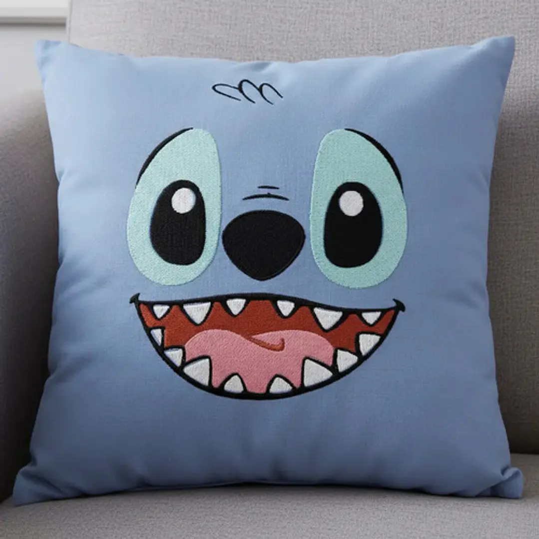 Cojín Bordado El Alienígena Más Adorable Y Travieso. 5