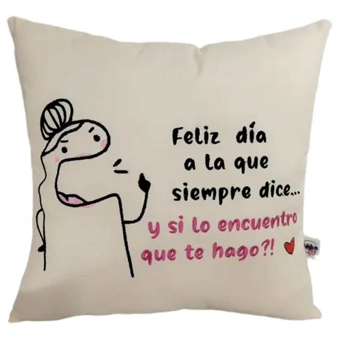 Regalo Día De La Madre | Cojín Bordado Reversible Super Mamá 1