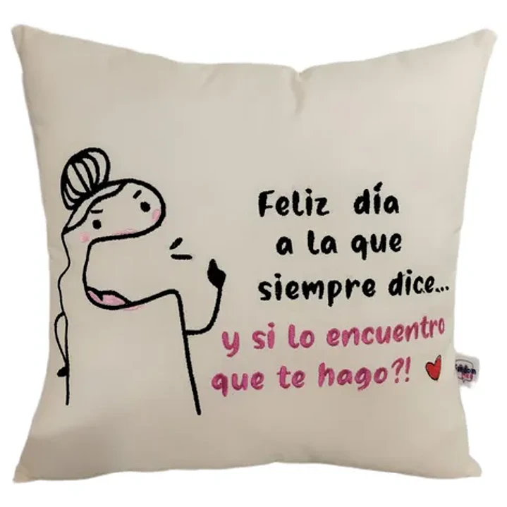 Regalo Día De La Madre | Cojín Bordado Reversible Super Mamá 1