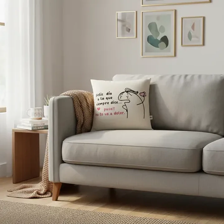 Regalo Día De La Madre - Cojín Bordado Reversible Super Mamá 5