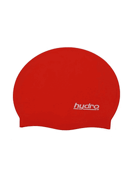 Gorro natación silicona HYDRO - adulto - ROJO