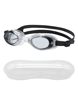 Lente natación adulto - Filtro UV - Antiniebla - NEGRO