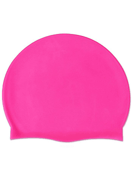 Gorro natación silicona - FUCSIA