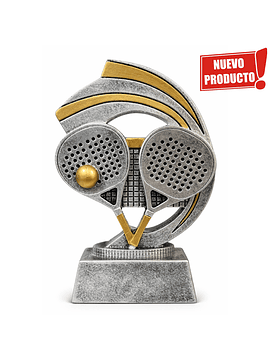 Trofeo resina PADEL 5002 - 18 cm