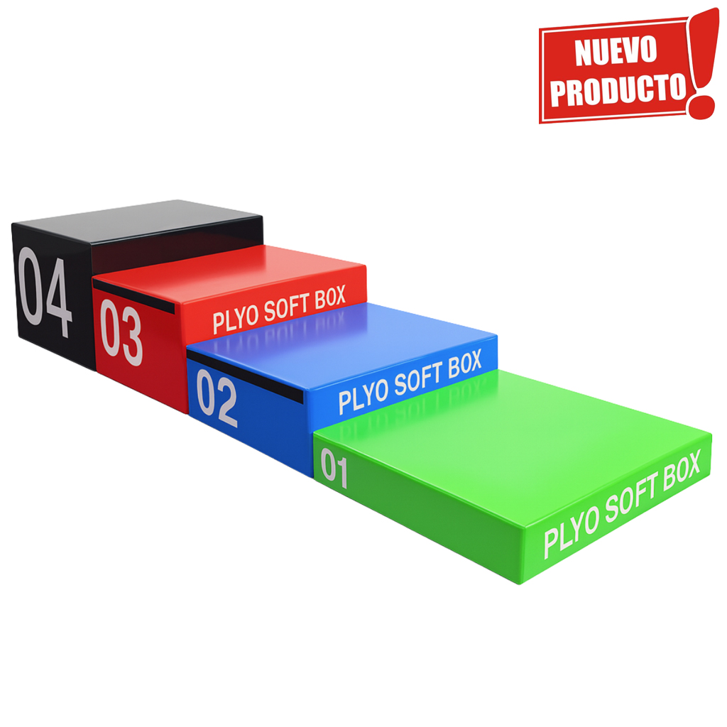 Set 4 cajones pliométricos apilables 