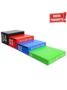 Set 4 cajones pliométricos apilables 