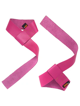 Straps ORX Pink Cuero | Más Agarre para Levantar Más Peso