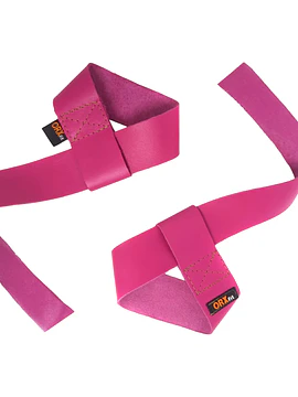 Straps ORX Pink Cuero | Más Agarre para Levantar Más Peso