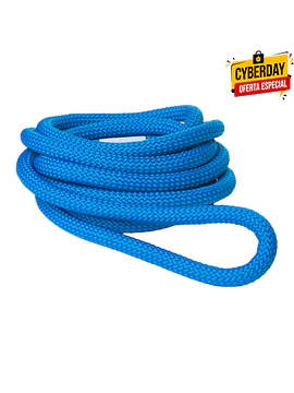 Cuerda de gimnasia rítmica - 3 m x 10 mm - AZUL