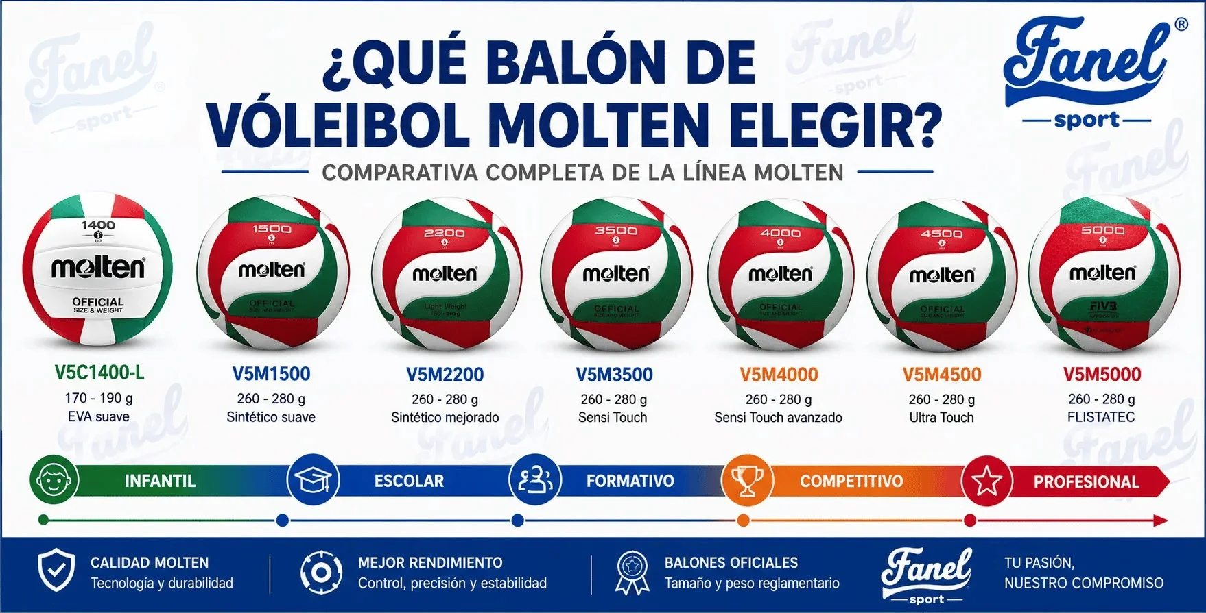 ¿Qué balón de vóleibol Molten elegir?