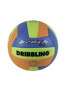 Balón de Voleibol DRB Classic Beach N°5 | Para Entrenamiento y Juego Recreativo - NARANJO / AZUL / AMARILLO