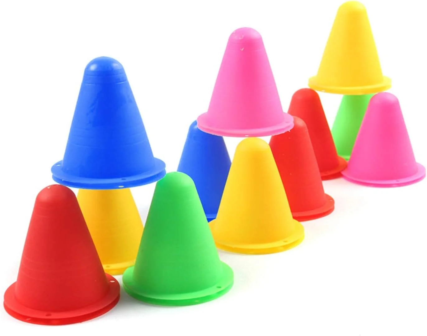 Cono Deportivo Patinaje 8 cm para Agilidad y Entrenamiento